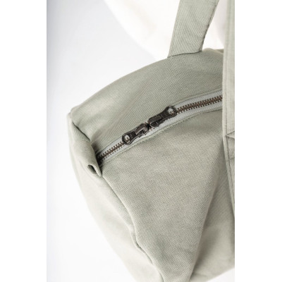 Saco cilíndrico em malha de sweat